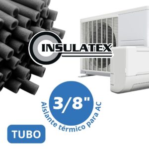 Aislante térmico para aire acondicionado Insulatex 3/8"